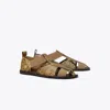 Tory Burch Fisherman Sandal In Animal Print