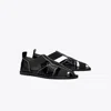 Tory Burch Fisherman Sandal In Black