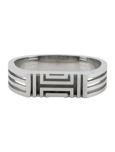 Pre-owned Tory Burch Fitbit Hinged Bracelet, 6.75" In Multi