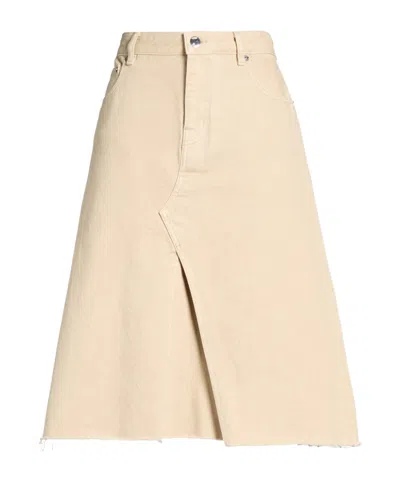 Tory Burch Fivepocket Denim Skirt In Brown