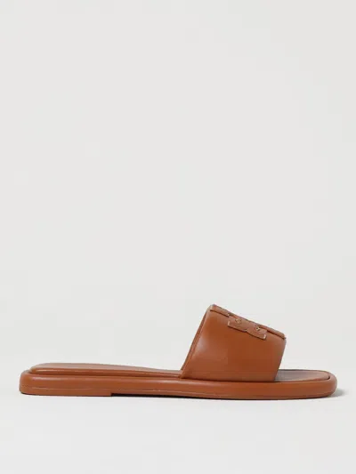 TORY BURCH FLAT SANDALS TORY BURCH WOMAN COLOR BROWN,G43859032