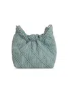 Tory Burch Quilted Chain Strap Shoulder Bag In Blue
