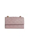 Tory Burch Leather Crossbody Bag Chain Strap In Pink