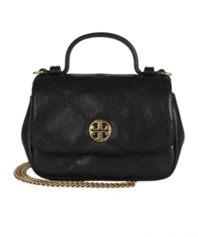 Tory Burch Flap Shoulder Bag In Black