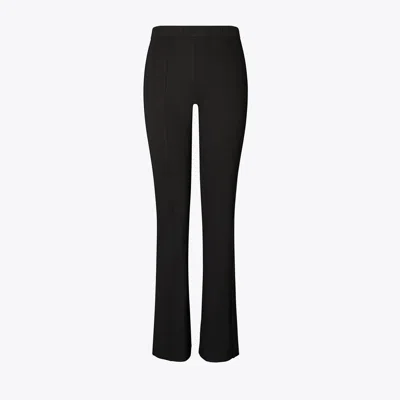 Tory Burch Flared Compression Pant In Black
