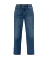 Tory Burch Cropped Flared Jeans In Blue