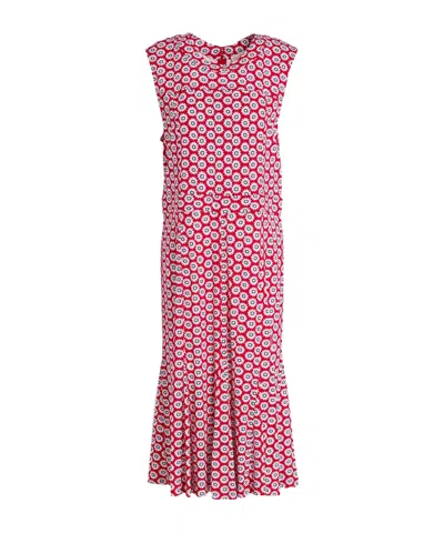 Tory Burch Flared Dress In Pink