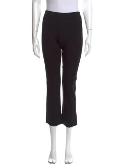 Pre-owned Tory Burch Flared Pants In Black
