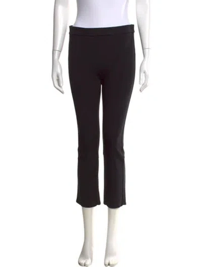 Pre-owned Tory Burch Flared Pants In Black