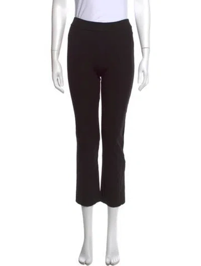 Pre-owned Tory Burch Flared Pants In Black