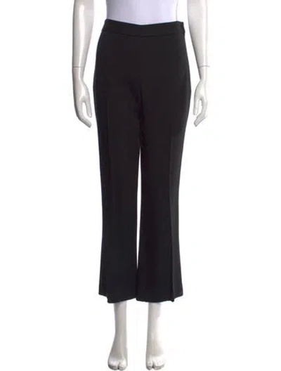 Pre-owned Tory Burch Flared Pants In Black