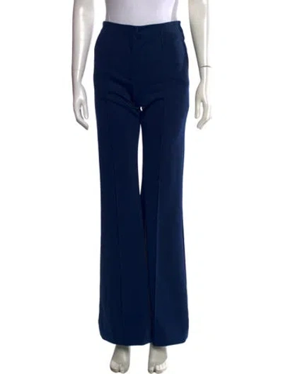 Pre-owned Tory Burch Flared Pants In Blue