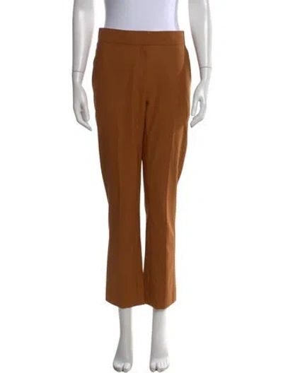 Pre-owned Tory Burch Flared Pants In Brown