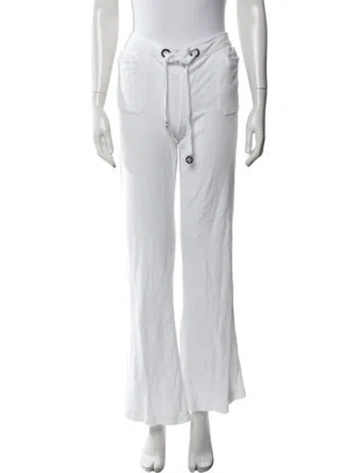 Pre-owned Tory Burch Flared Pants In Neutrals