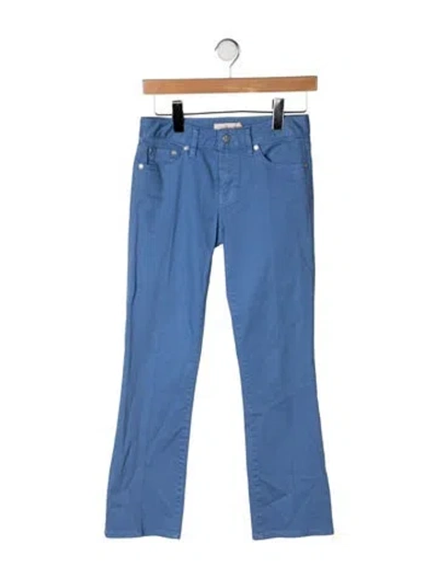 Pre-owned Tory Burch Flared Pants W/ Tags In Blue