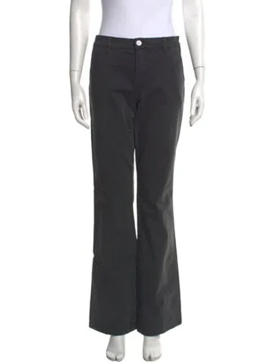 Pre-owned Tory Burch Flared Pants W/ Tags In Neutral