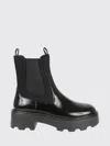 Tory Burch Monogram Chelsea Boot Chunky Sole In Animal Print