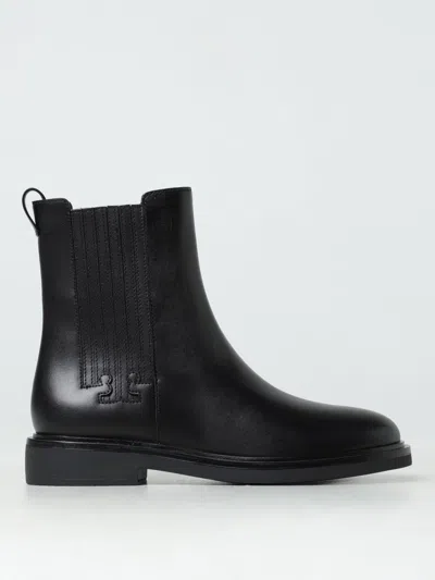 Tory Burch Flat Ankle Boots  Woman Color Black In Schwarz