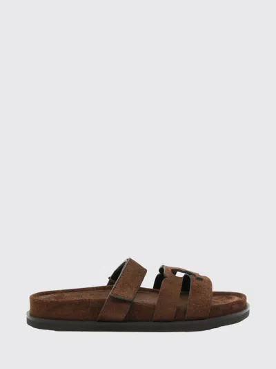 TORY BURCH TORY BURCH HEELED SANDAL WOMAN COLOR EARTH