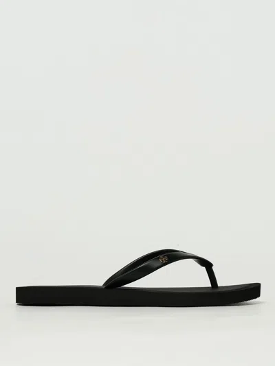 Tory Burch Flat Sandals  Woman Color Black