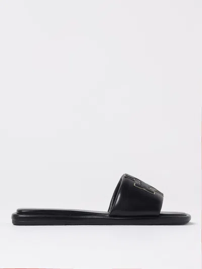 TORY BURCH FLAT SANDALS TORY BURCH WOMAN COLOR BLACK,H08740002