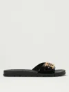 Tory Burch Slide Sandals With Round Open Toe