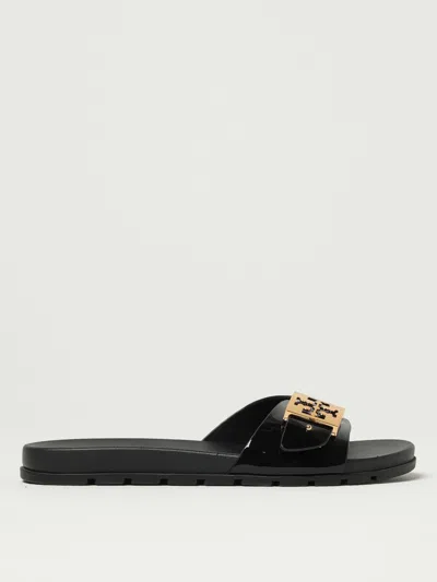 TORY BURCH FLAT SANDALS TORY BURCH WOMAN COLOR BLACK,H14637002