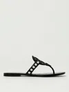 Tory Burch Flat Sandals  Woman Color Black In Black