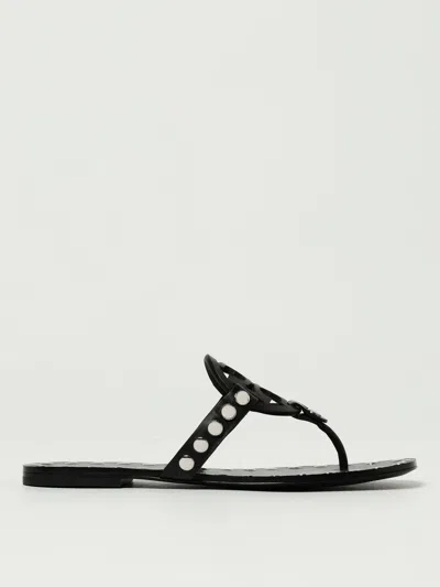 Tory Burch Flat Sandals  Woman Color Black