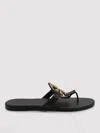 Tory Burch Flat Sandals  Woman Color Black In Black