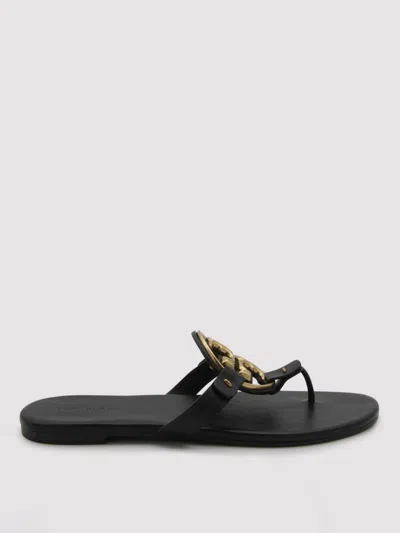 Tory Burch Flat Sandals  Woman Color Black