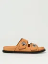 Tory Burch Slippers Lines In Pelle Arancione  Donna