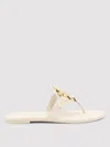 Tory Burch Flat Sandals  Woman Color Cream