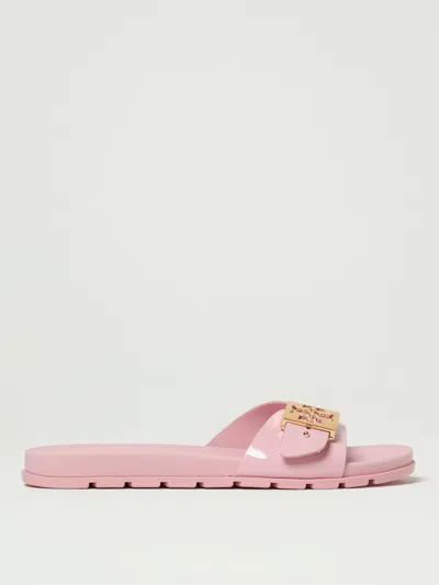 TORY BURCH FLAT SANDALS TORY BURCH WOMAN COLOR PINK,H14641010