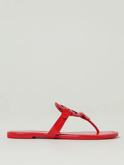 TORY BURCH FLAT SANDALS TORY BURCH WOMAN COLOR RED,H16778014