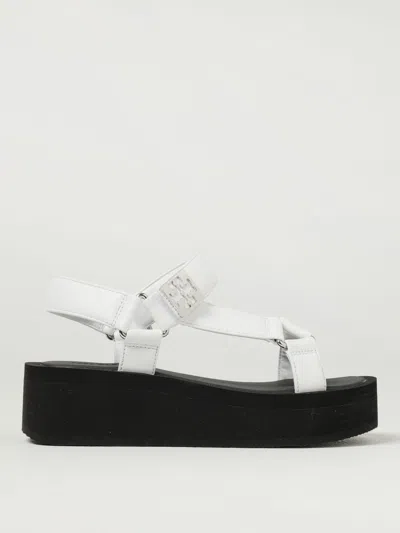 TORY BURCH FLAT SANDALS TORY BURCH WOMAN COLOR WHITE,H14640001