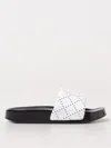 Tory Burch Double T Pool Slides In 白色