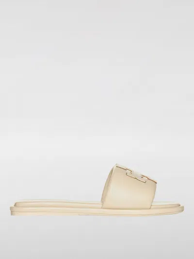 Tory Burch Flat Sandals  Woman Color White In Weiss