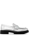 Tory Burch Metallic Medallion Classic Lug-sole Loafers