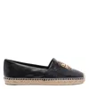 Tory Burch Eleanor Leather Medallion Loafer Espadrilles
