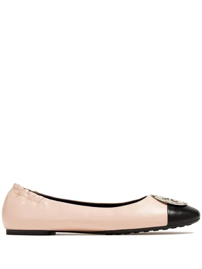 Tory Burch Woman Ballet Flats Blush Size 7.5 Leather In Pink