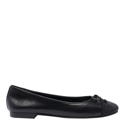 Tory Burch Flat Shoes In Black