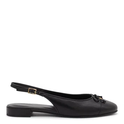 Tory Burch Flat Shoes In Black