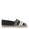 Tory Burch Black Cotton Blend Espadrilles In Black