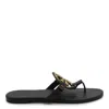 Tory Burch Flat Sandals  Woman Color Black In Black