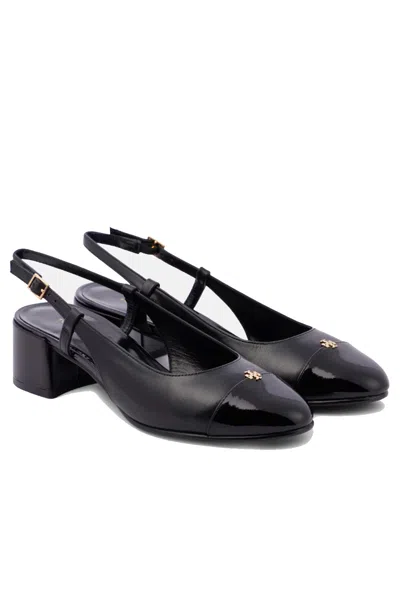 Tory Burch Flat Shoes Black In Nero
