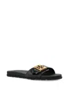 Tory Burch Flat Shoes Blacks And Greys In Black