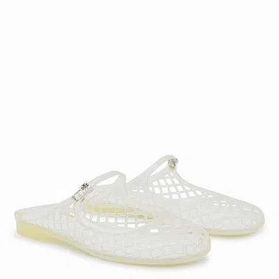 Tory Burch Flat Shoes Clear/silver In Multi