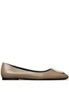 Tory Burch Georgia Ballet Flat In Dark Elk
