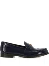 Tory Burch Flat Shoes In Midnight Navy